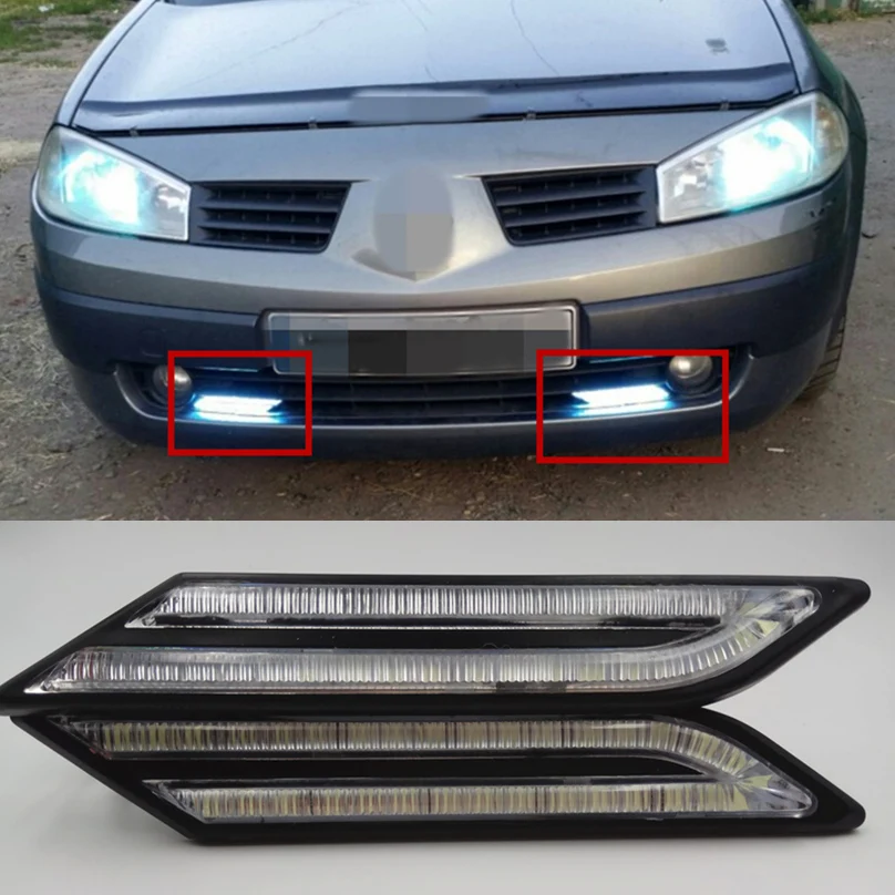 Автомобильный мигающий 2X светодиодный дневный ходовой светильник DRL тормозной