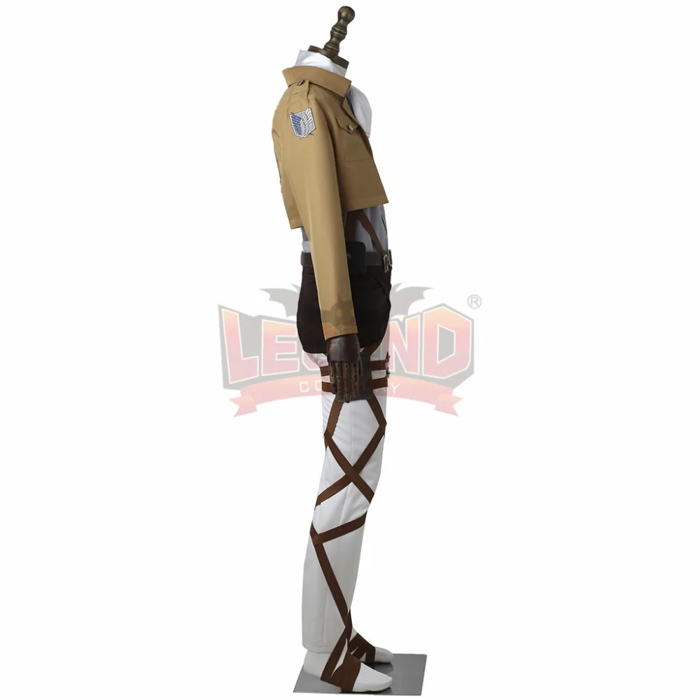 Куртка для косплея по аниме атака на Титанов (Rivaille Акерман костюм Scout Regiment скаутов