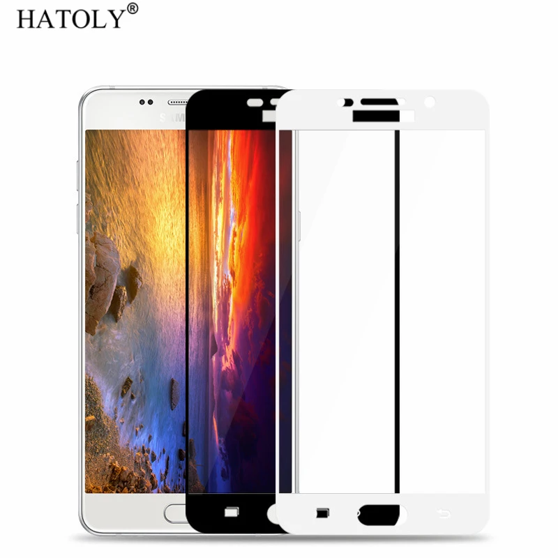 Закаленное стекло HATOLY для Samsung Galaxy A5 2016 2 шт. защита экрана a510f полное покрытие 3D