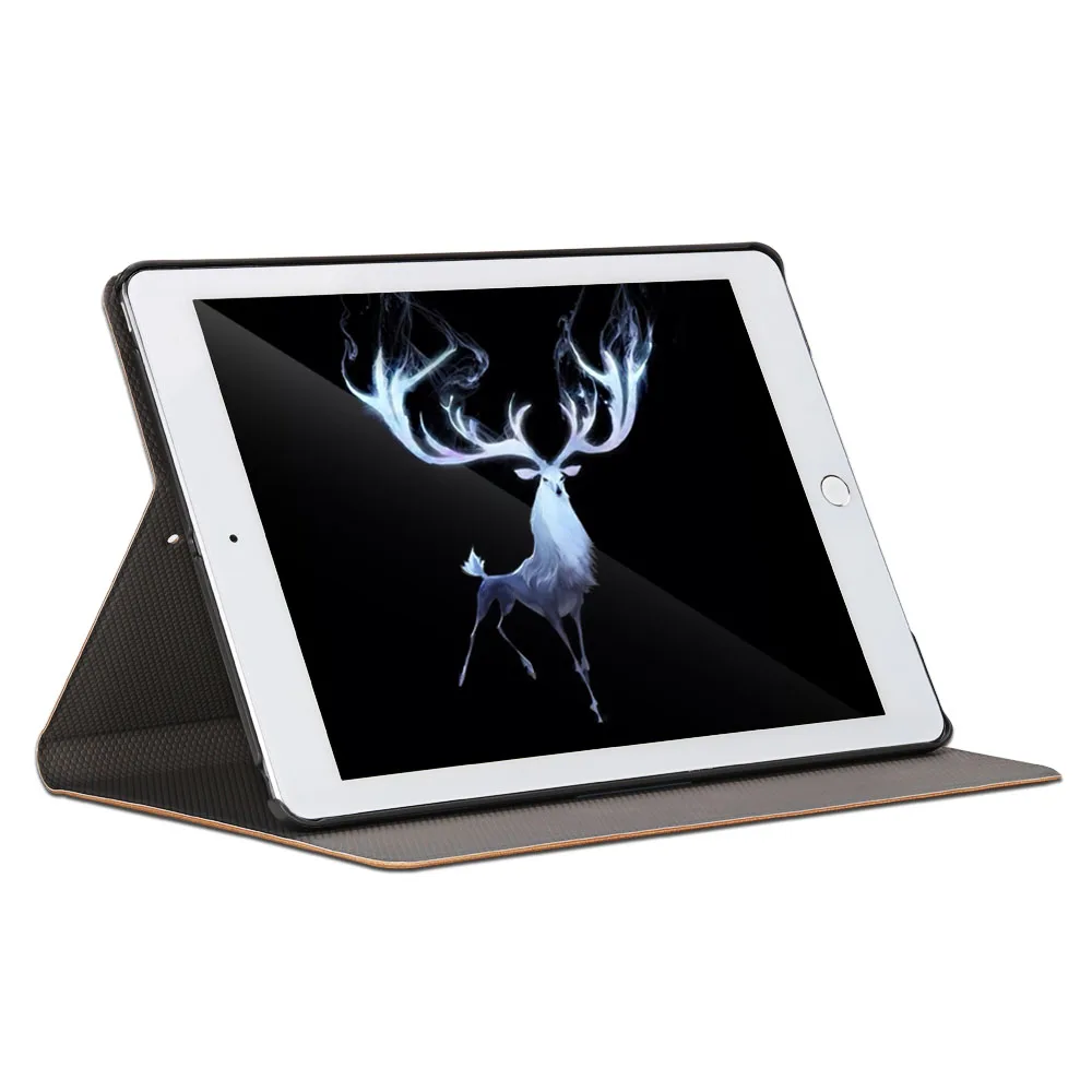 Чехол для планшета из ПУ кожи нового iPad 9 7 2018/A1893 2017 a1822 в стиле ретро с рисунком