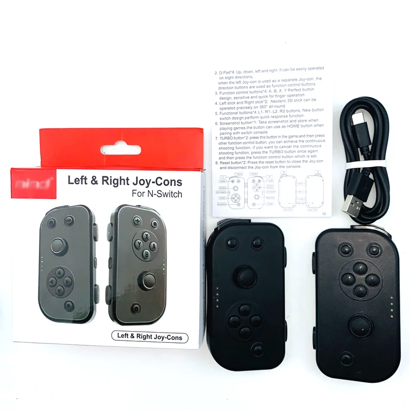 Беспроводной Bluetooth 8 м турбо левый и правый Joy con игровой контроллер геймпад для