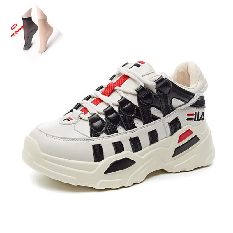 Кожаная женская повседневная обувь новая спортивная для весны и осени Женская