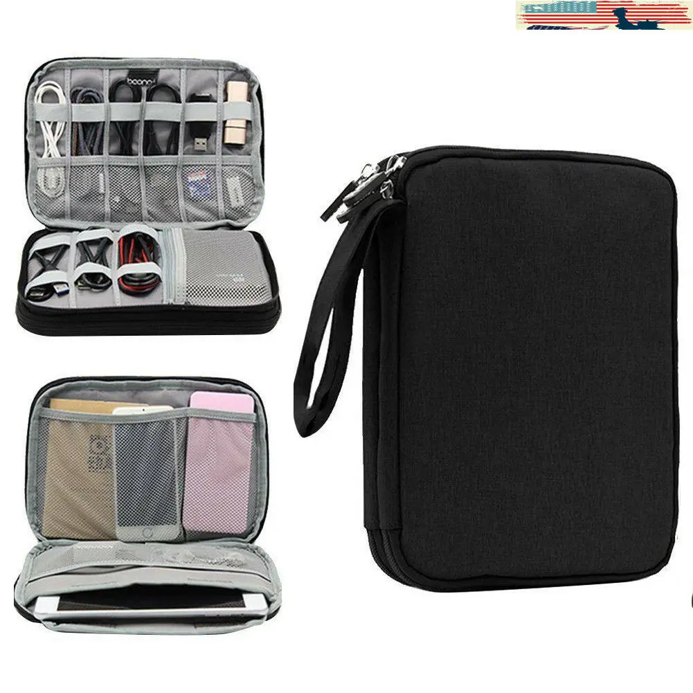 Новинка портативные электронные аксессуары органайзер для кабеля и USB