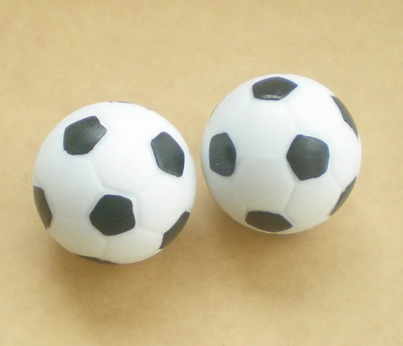 

Free shipping 2pcs/lot 36mm 1.42" BLACK&WHITE Foosball table soccer table ball football balls baby foot fussball 0311