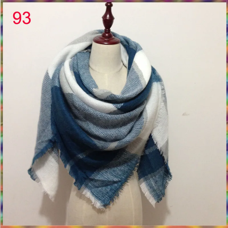 2018 зимний клетчатый шарф в клетку женское роскошное Брендовое одеяло шаль