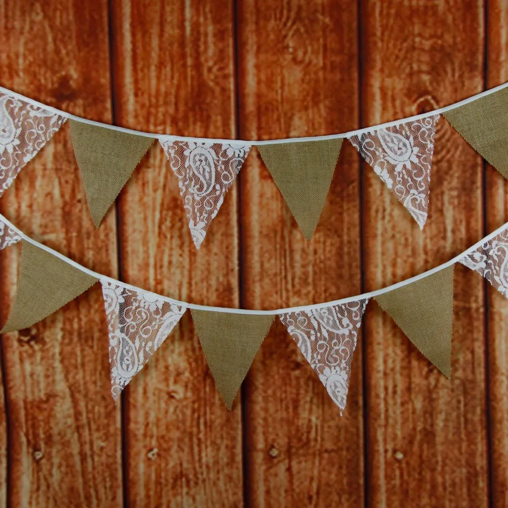 Белый кружевной тканевый флаг транспарант гирлянда реквизит для фотосессии дня