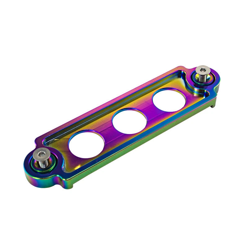 Neo Chrome KIPPO крепление двигателя для автомобиля гоночный аккумулятор фиксатор кронштейн анодированный для JDM Honda Civic/CRX 88-00 Honda Civic Jdm - Цвет: Neo Chrome