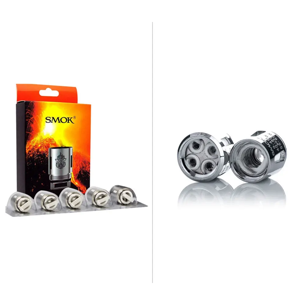 Original SMOK TFV8 Baby Coil Family Q2/T8/X4 /T6/M2/RBA Coils for (Big) Baby/ V12 Prince Tank Electronic Cigarette | Электроника