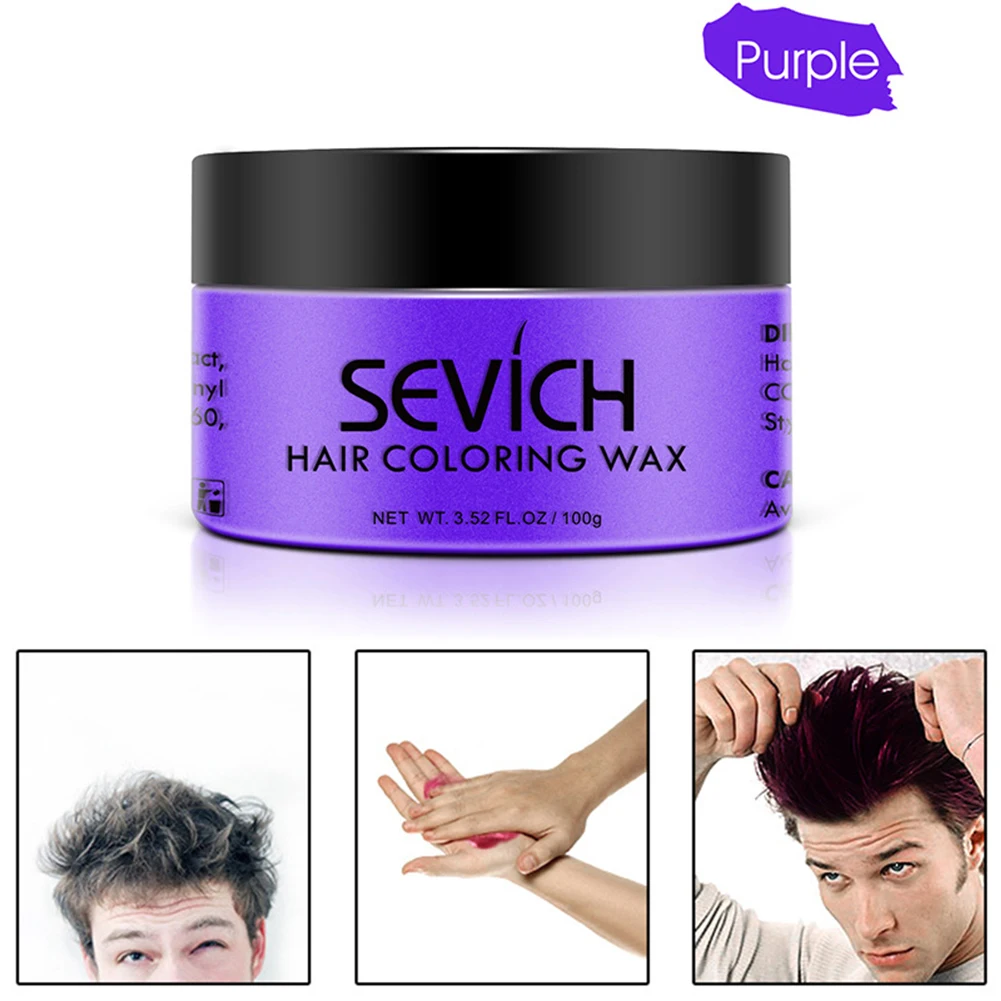 Одноразовый гель Sevich унисекс крем временного цвета воск для окрашивания волос
