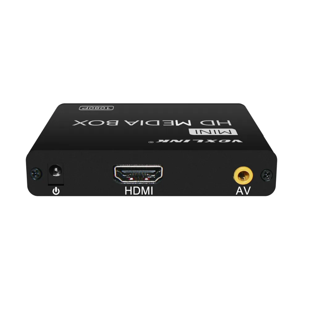 Мультимедиа Mini HDMI 1080P Full HD медиаплеер ТВ коробка с поддержкой MKV RM SD USB SDHC MMC HDD (BOXCHIP