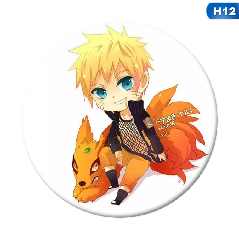 Костюм Наруто значок Косплэй аниме Гаара Uchiha SASUKE uzumaki костюм Наруто Брошь пластиковый держатель