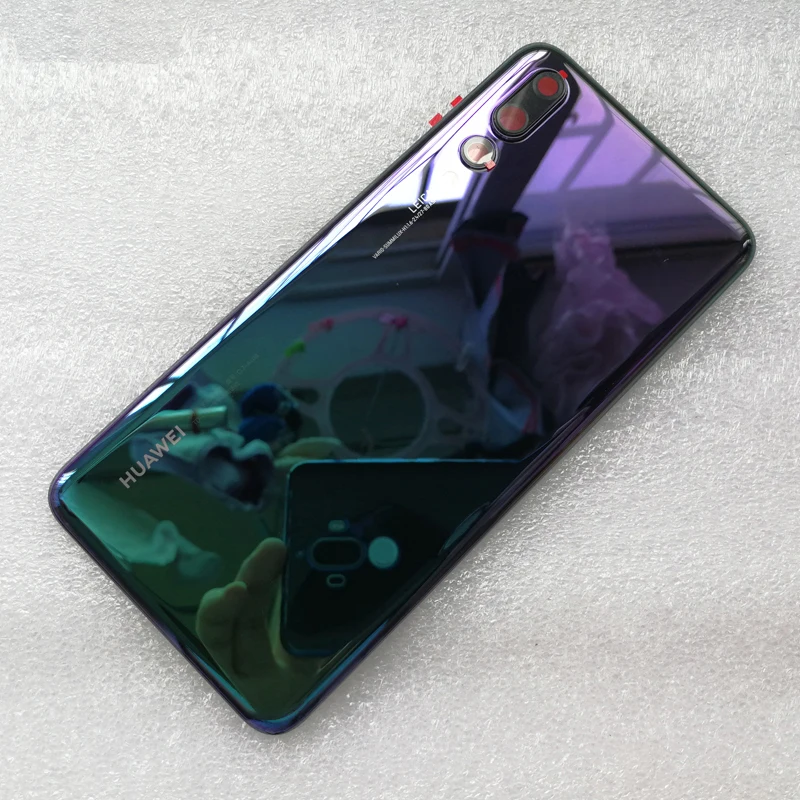Задняя крышка из закаленного стекла для Huawei P20 Pro запасные части задняя