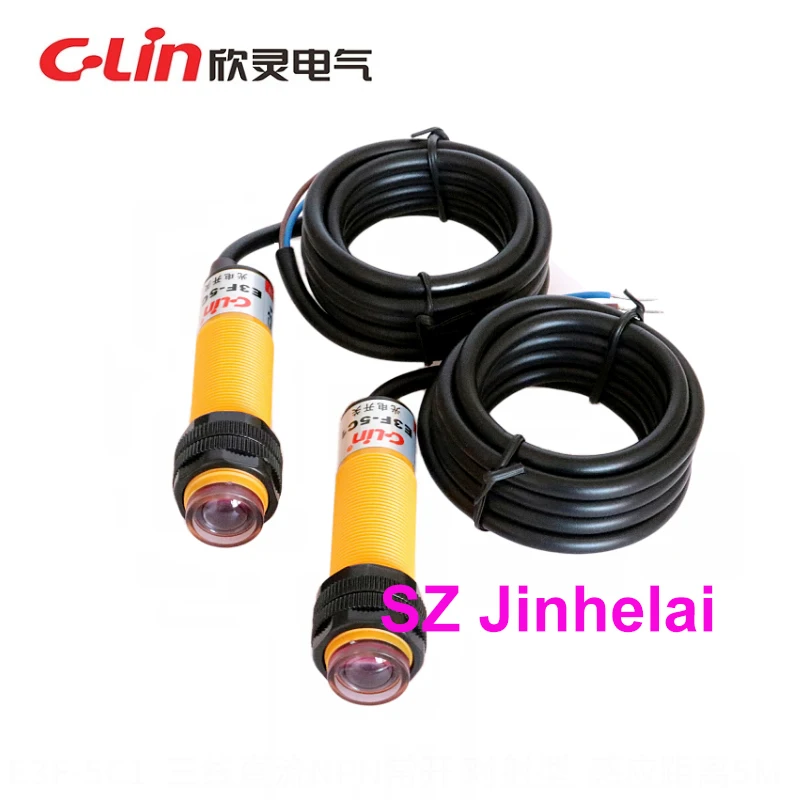 

C-Lin E3F-5C1 E3F-5C2 Authentic original Photoelectric switch NPN DC6-36V