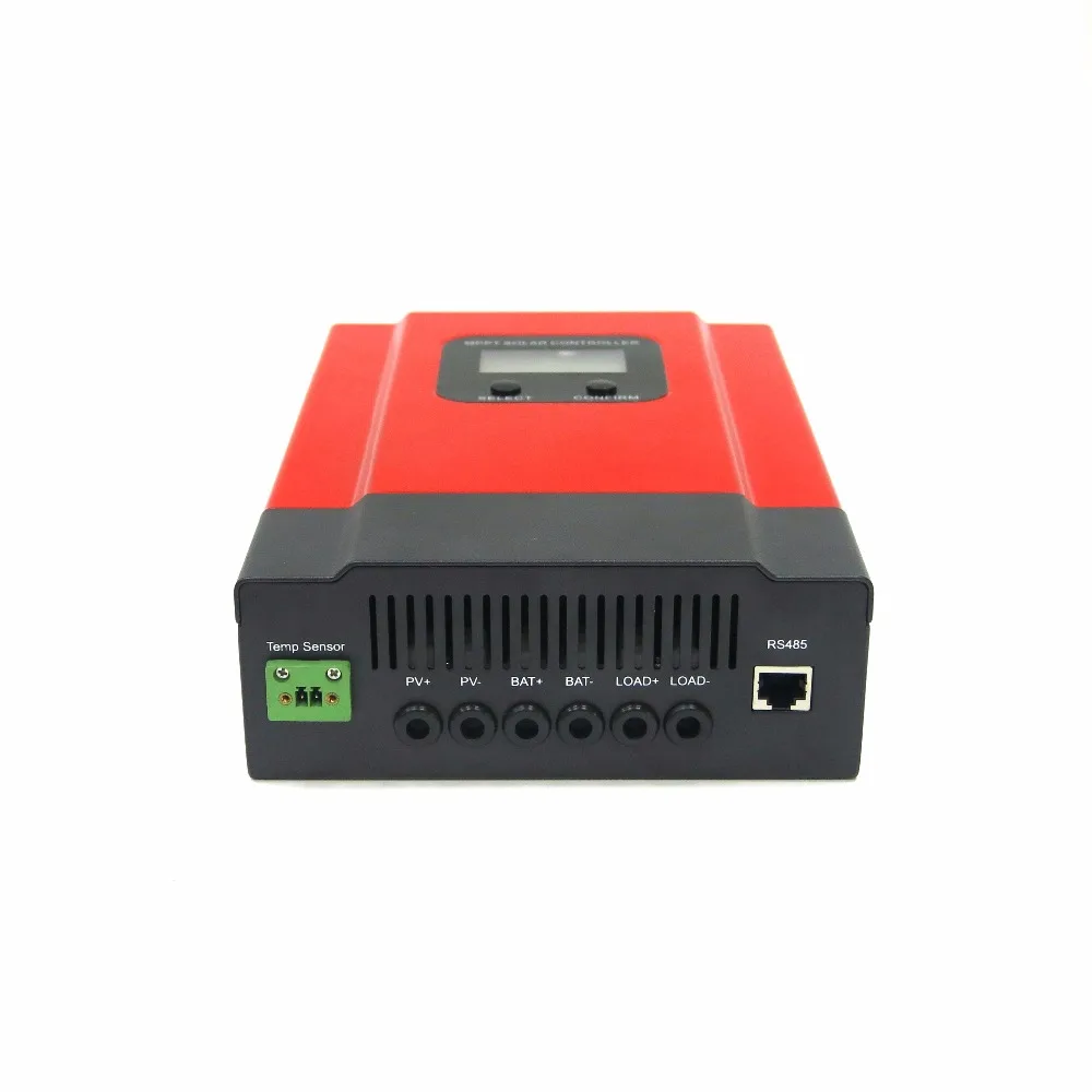 MPPT Солнечный контроллер заряда 20A 30A 40A 50A60A 12 В 24 в 36 в 48 в автоматическая работа ЖК-дисплей Макс 150 в вход RS485 связь