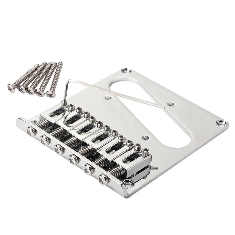 1 комплект гитарный мост прочный металлический 6 струн Прайм Струнодержатель для