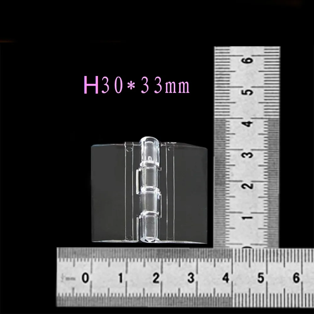 S/H25x33MMM/H30X33MML/H45x38MM акриловая петля прозрачная Петля из плексигласа органическое
