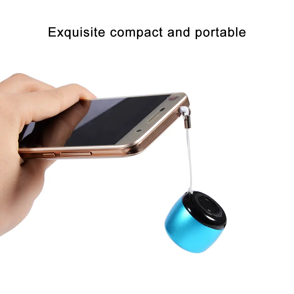 Бесплатная доставка портативный стерео беспроводной Bluetooth динамик с микрофоном