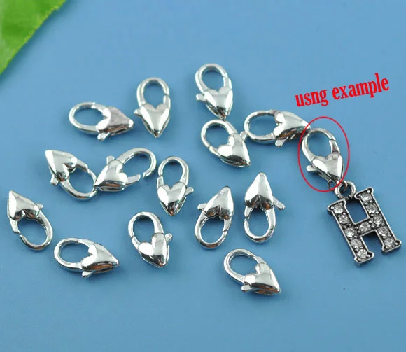 Doreen Box Милые 30 Серебристые застежки-лобстеры. Браслет-цепочка (B07545) | Украшения и