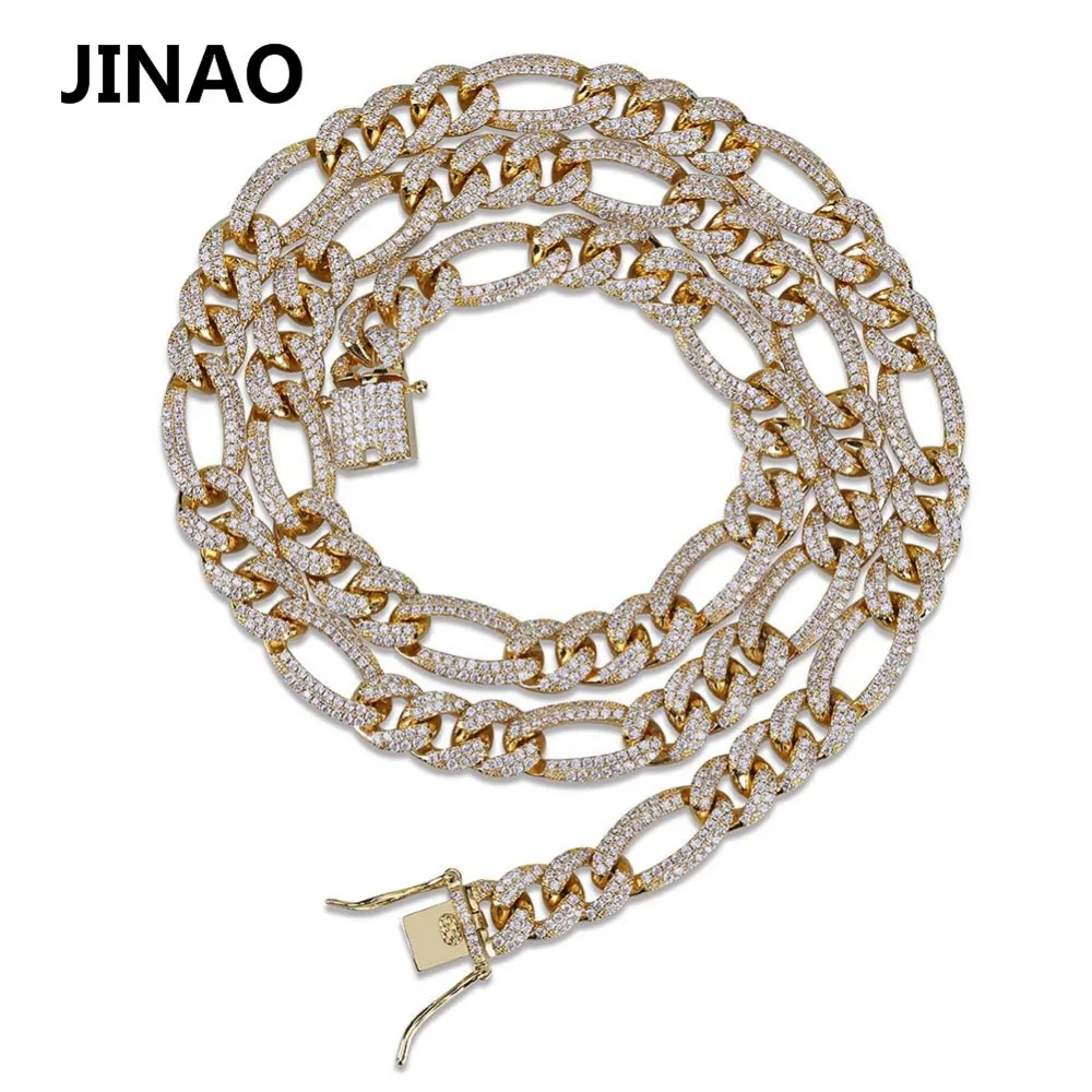 Iced Out модные золотые серебряные ожерелья-цепочки в форме бордюра личности хип хоп/панковские шармы для мужчин AAA кубический циркон Ювелирные изделия Подарки