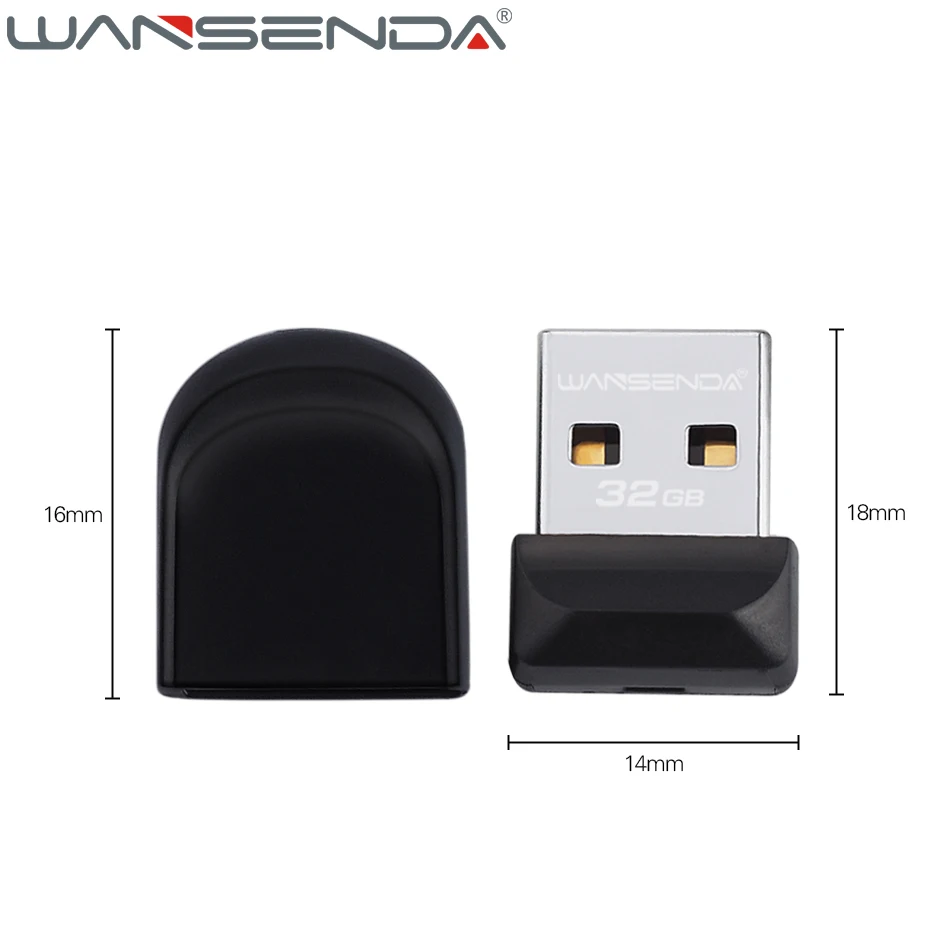 WANSENDA супер маленький USB флеш накопитель 100% оригинальный 2 0 Pendrive 4 ГБ 8 16 32 64 флэш