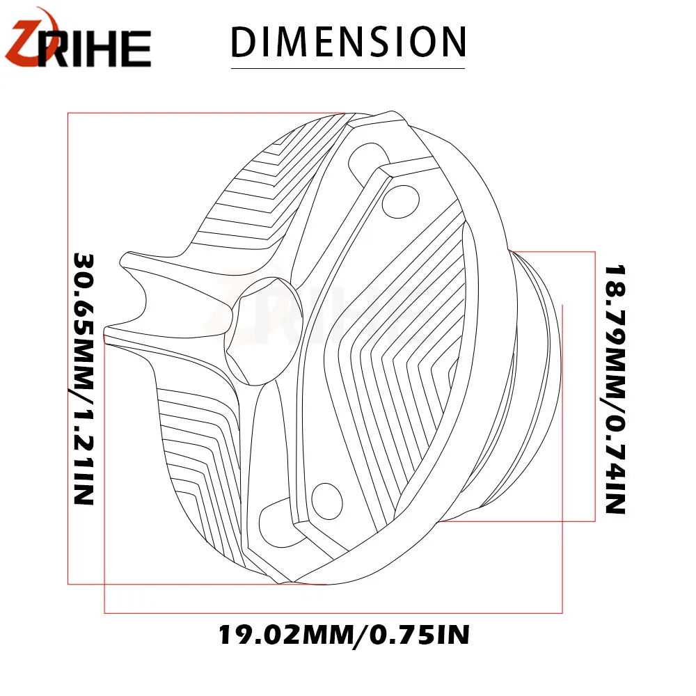Для Honda CBR 600 F2 F3 F4 F4i CBR600RR CB1000R CB500F M20 * 2 5 Крышка масляного бака мотоцикла крышки для