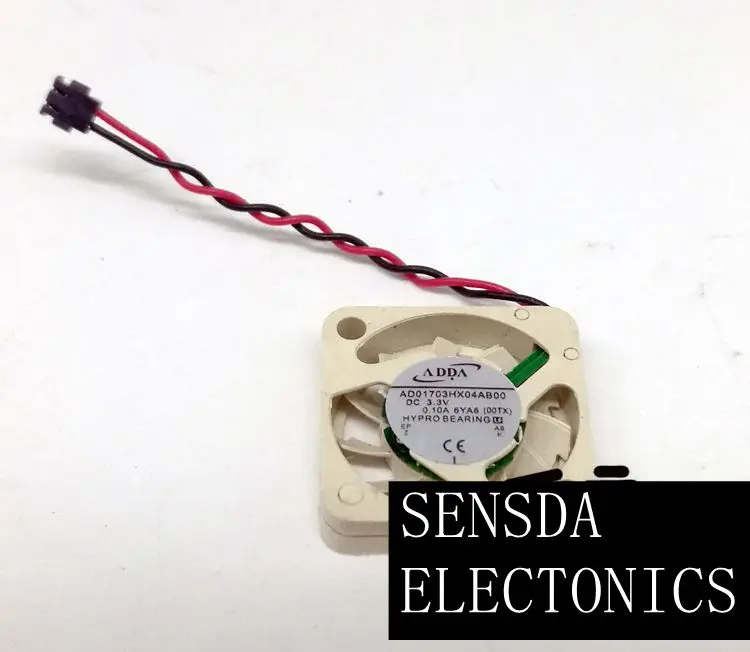 Оригинальный Для ADDA AD01703HX04AB00 1704 17x17x4 мм 3,3 В 0.10A Микро устройство БПЛА мини вентилятор охлаждения