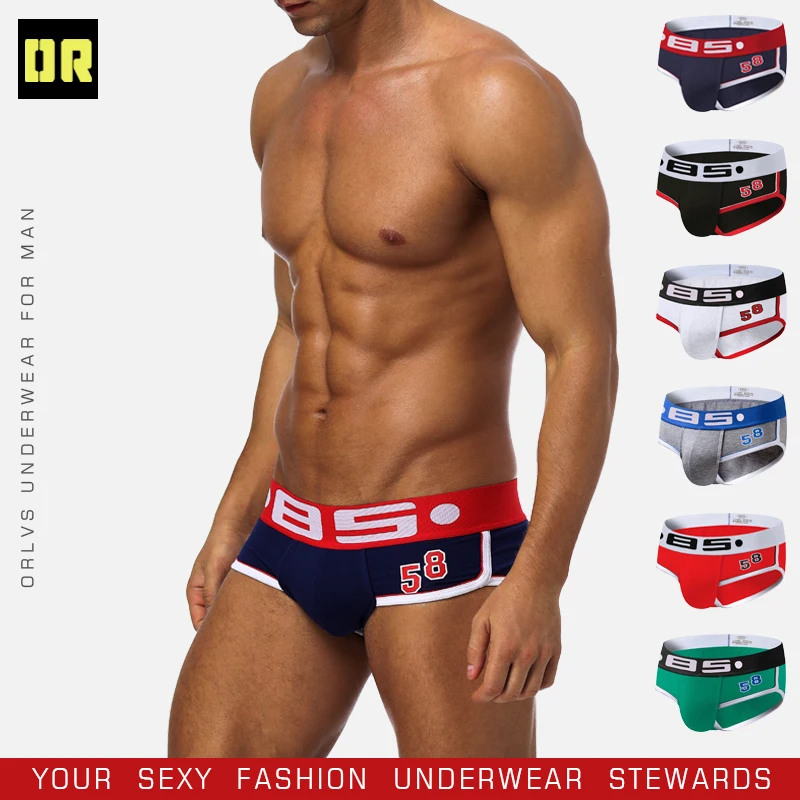 Мужские трусы ORLVS Cueca Masculina мужское нижнее белье сексуальные для геев мужские с u