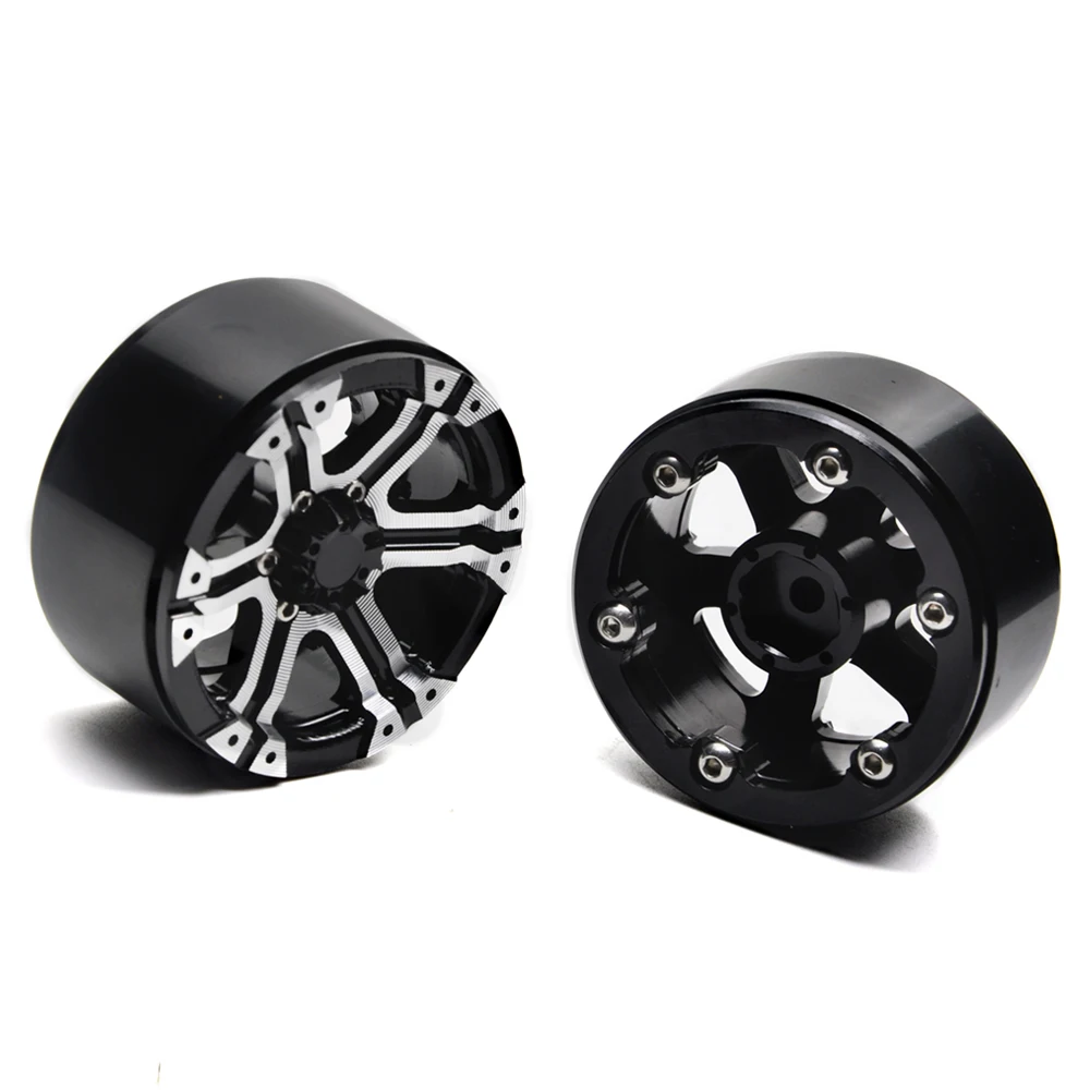 Новое поступление 1 9 дюйма черный сплав Beadlock колесные диски для AXIAL SCX10 D90 CC01 1/10 RC