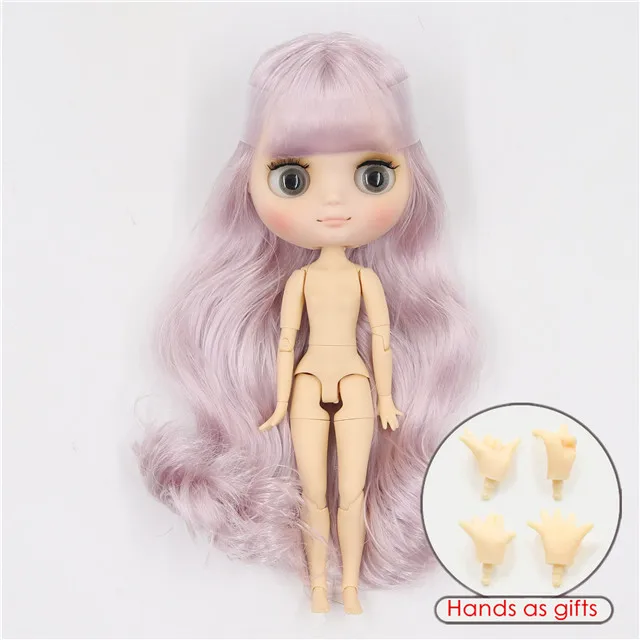 Фабрика blyth Middie кукла шарнир тело матовое лицо 1/8 20 см, голая кукла с руками - Цвет: c