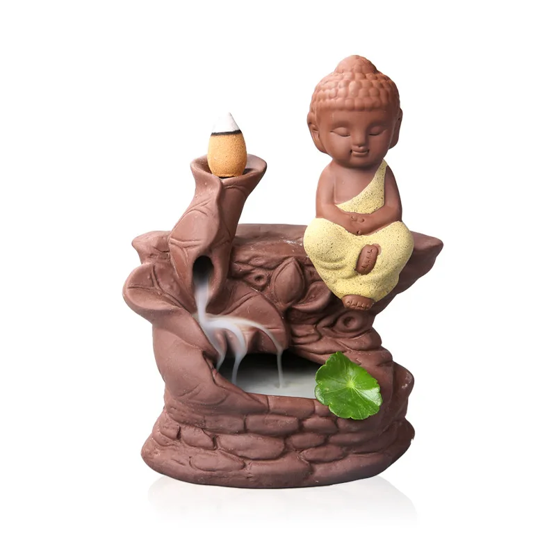 Домашний декор креативная буддистская лампа курильница керамическая | Дом и сад