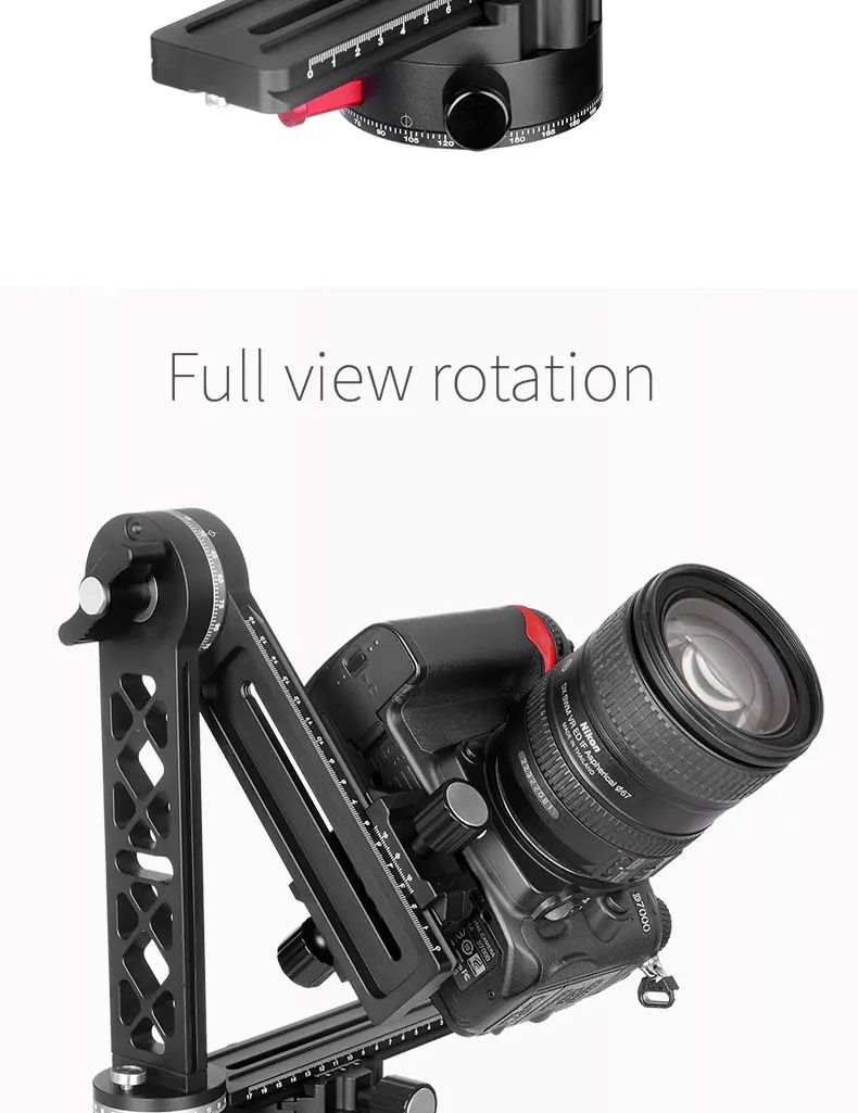 XILETU 720PRO-2 панорамная головка штатива с высоким покрытием 360 градусов с расширенной qr-пластиной и узловой направляющей для цифровой камеры