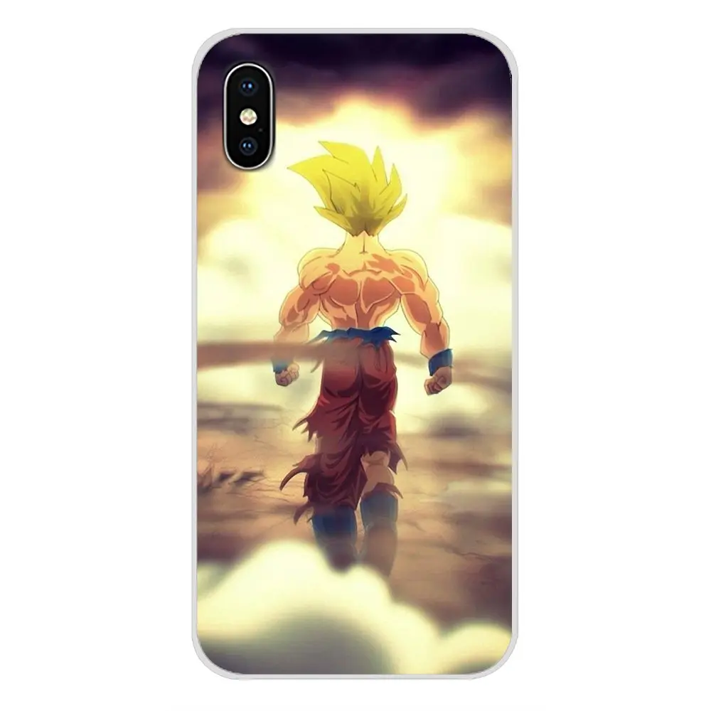 For LG G3 G4 Mini G5 G6 G7 Q6 Q7 Q8 Q9 V10 V20 V30 X Power 2 3 K10 K4 K8 2017 Soft Cover Bag DRAGON BALL Z Super Saiyan Son Goku | Мобильные