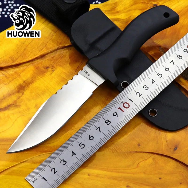 HUOWEN Mad dog Тактический нож ножи для выживания на природе инструмент кемпинга