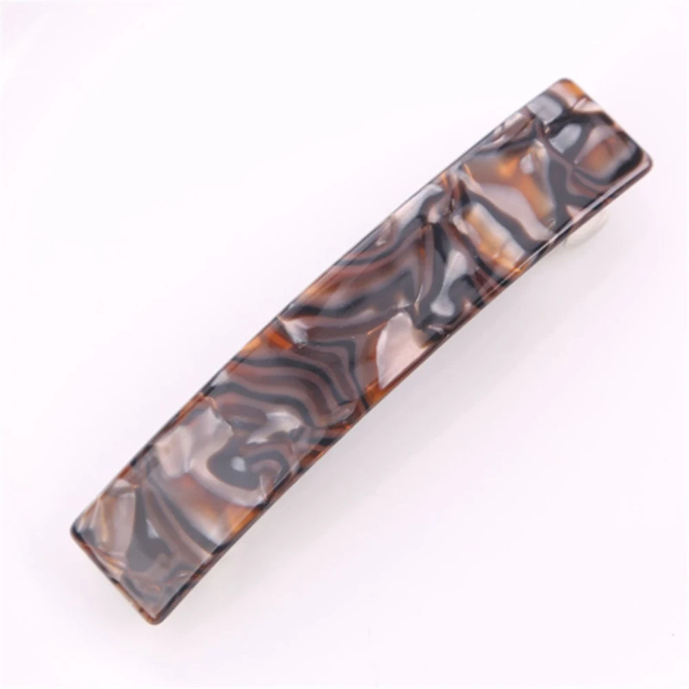 brown 1 шт., новинка, леопардовая Французская заколка для волос, аксессуары для волос, заколки, свадебные заколки для волос, аксессуары, Прямая поставка - Цвет: brown
