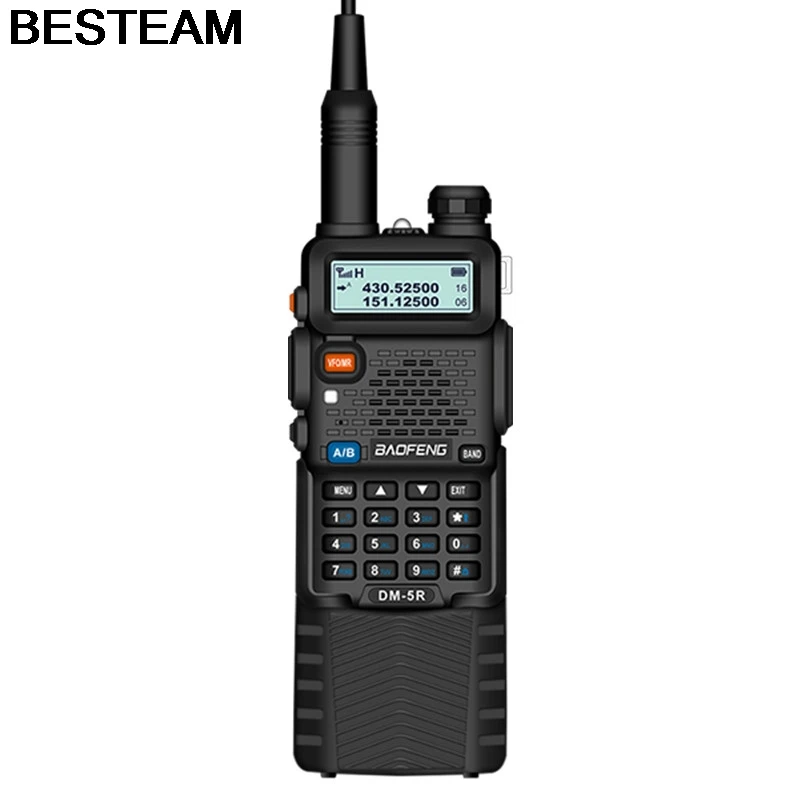 Baofeng DMR-5R Любительская двухполосная радио/УВЧ Двухдиапазонная двухчасовая рация