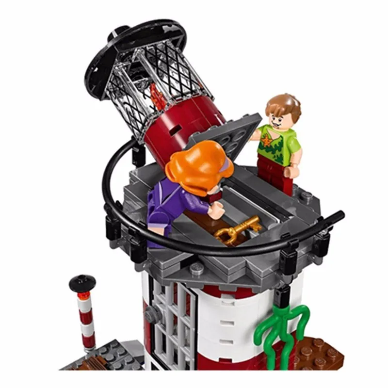 437pcs Bela diy Scooby Doo Haunted Lighthouse kids Building Blocks Compatible With 75903 Bricks Toys gift For Children |