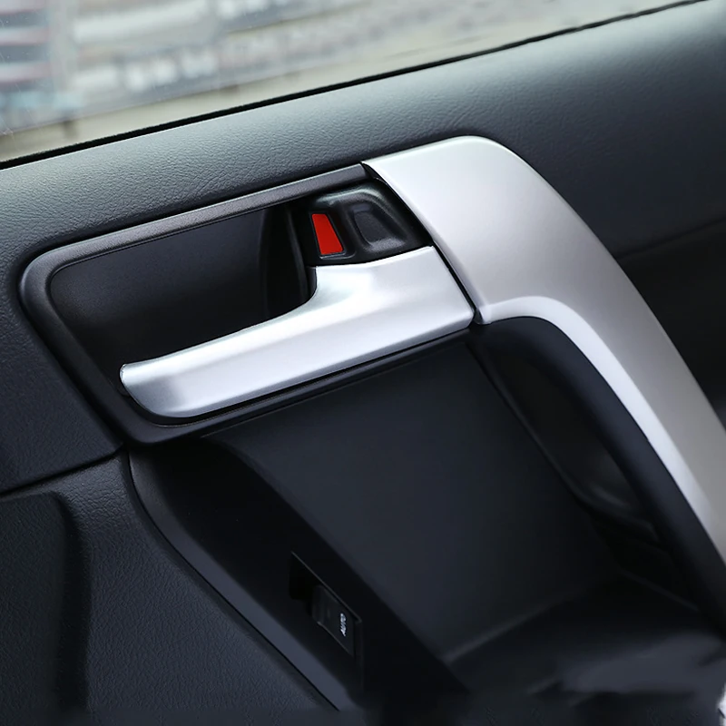 ABS Хромовая Автомобильная накладка на внутреннюю дверную ручку Отделка Стикеры