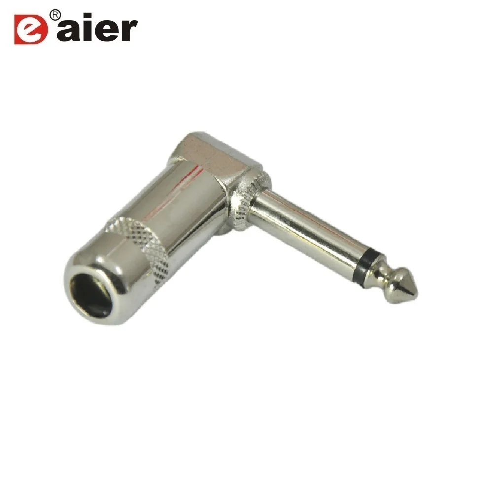 100 шт. CT6355 DAIER аудио под прямым углом Моно 6 35 мм разъем для телефона|6.35mm socket|plug