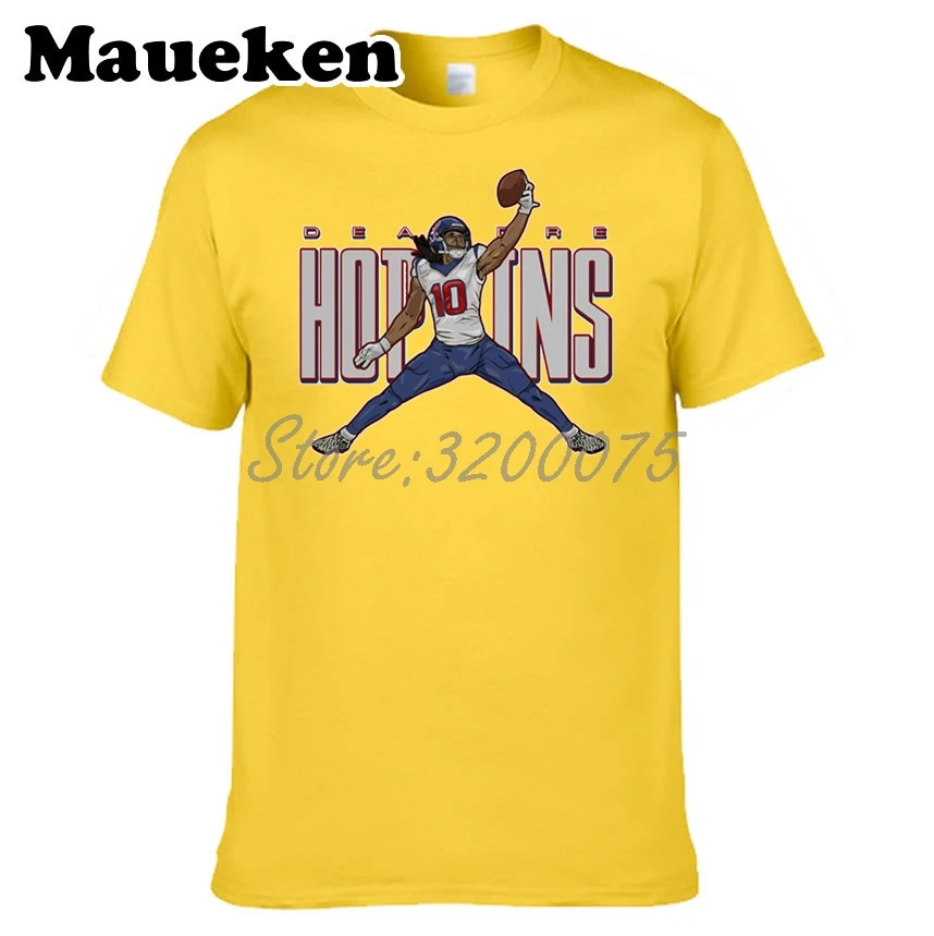Мужская футболка D Hop футболки NUK 10 DeAndre Hopkins с логотипом Jordan коротким рукавом