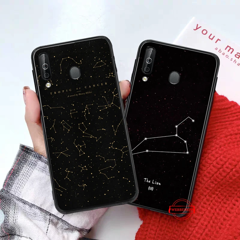 12 Звездный знак Лео весы Скорпион силиконовый чехол для Samsung A3 A5 A10S A30S A50S A6 Plus 2018 A7