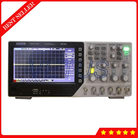 DSO4104C Hantek ЦИФРОВОЙ 4 КАНАЛЬНЫЙ осциллограф с высоким разрешением 7 дюймов 64K