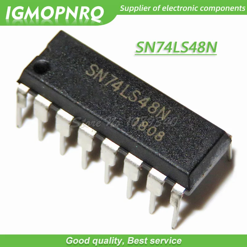 

10 шт. SN74LS48N DIP16 HD74LS48P DIP-16 74LS48 SN74LS48 IGMOPNRQ