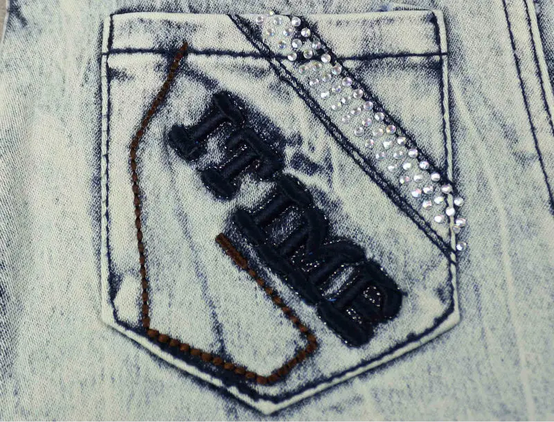 Джинсовая юбка-футляр для девочек детская облегающая юбка с вышивкой и