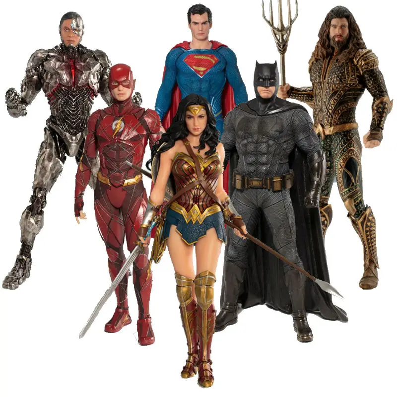 7 дюймов 18 см ARTFX статуя Лиги справедливости Аквамен киборг Супермен Бэтмен чудо