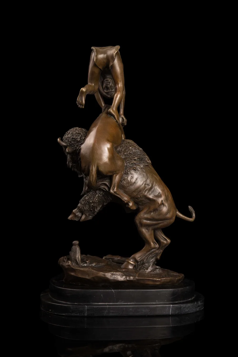 Искусство ремесла медные животные и статуи человека скульптура для дома