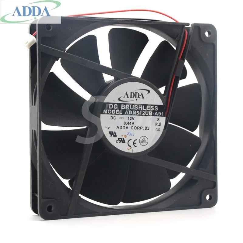 

FOR ADDA ADN512UB-A91 13525 12V 0.44A 13.5CM / cm dual ball bearing chassis fan