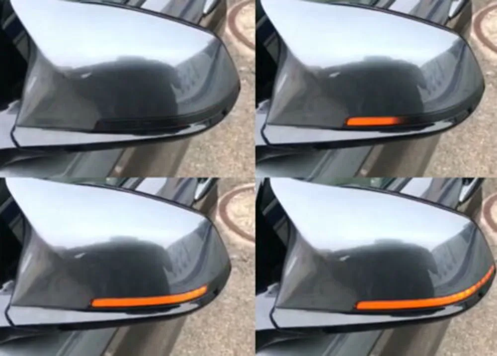 Дымчатое боковое зеркало последовательное мигание указатель поворота для BMW 1 2 3 4