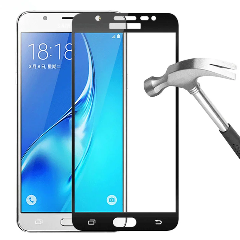 Закаленное стекло с полным покрытием для Samsung Galaxy J2 Prime G532F защитная пленка на Grand