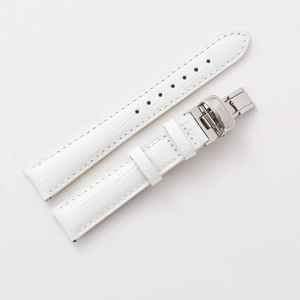 Плюс ремешок из натуральной кожи красный для часов Tissot Замена благородных женщин