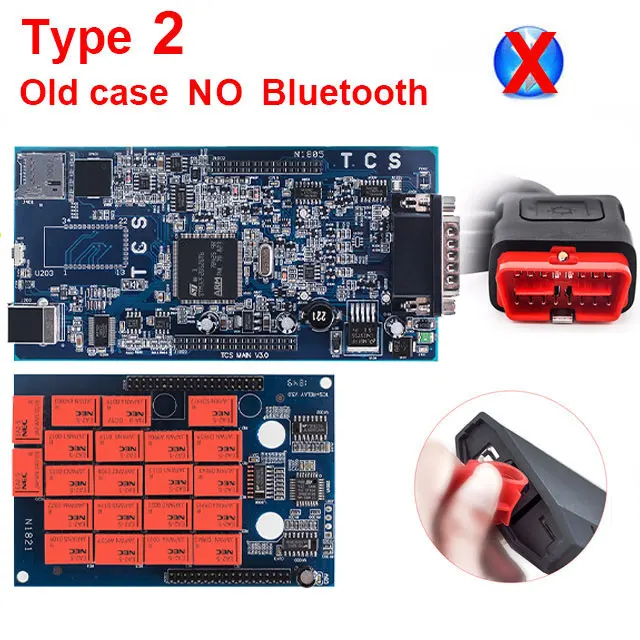 Old case NO BT 10 шт. CDP TCS CDP PRO Plus Bluetooth. R3 keygen программное обеспечение OBD2 Авто сканер для автомобилей грузовиков OBDII диагностический инструмент - Цвет: Old case NO BT